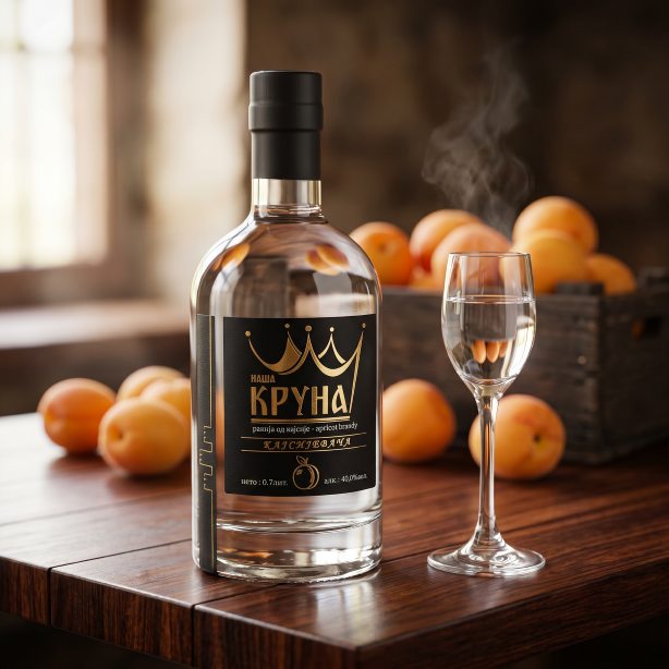 Kajsijevača Naša Kruna Stevanović Distillery