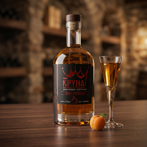 Kajsijevača Barrique Naša Kruna Stevanović Distillery